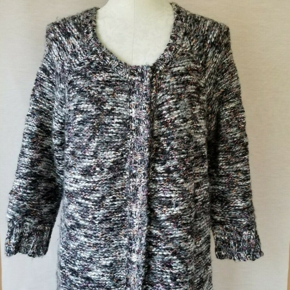 Rachel Roy Angora Cardigan Sweater Dress Tunic